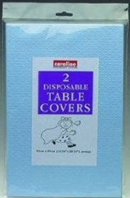 (image for) TABLE COVER BLUE PK2 - 35X90