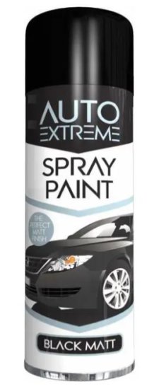 (image for) SPRAY PAINT BLACK MATT