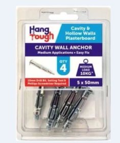 (image for) HT CAVITY WALL ANCHOR/SCREW 4S - 5X50MM