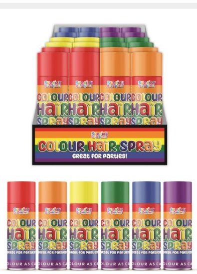 (image for) RAP RAINBOW COLOUR HAIR SPRAY - 200ML