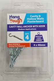 (image for) HT CAVITY WALL ANCHOR/SCREW 4S - 4X46MM