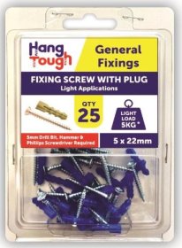 (image for) HT FIXING PLUG WITH SCREW 25S - 5X22MM