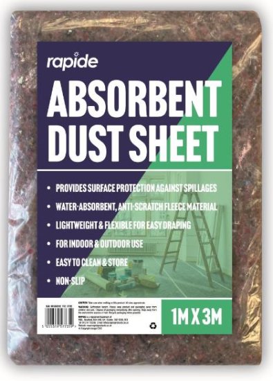 (image for) RAPIDE ABSORBENT DUST SHEET - 1MX3M