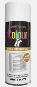 (image for) COLOURIT WHITE MATT PAINT - 400ML