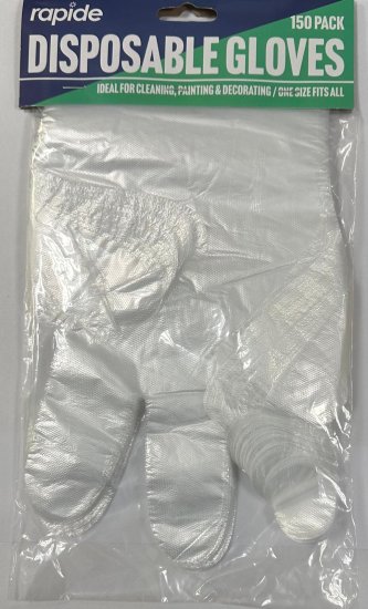 (image for) RAP DISPOSABLE GLOVES 150S - ONESIZ