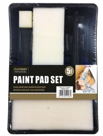 (image for) RAPIDE PAINT PAD SET 5PIECE - 5PK