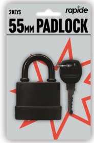 (image for) RAPIDE BRASS PADLOCK W/PR+2KEY - S/55MM