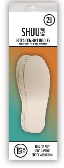 (image for) SHUU EXTRA COMFORT INSOLES 2S - ONESIZ