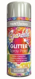 (image for) PF GLITTER SPRAY SP/SILV PAINT - 200ML