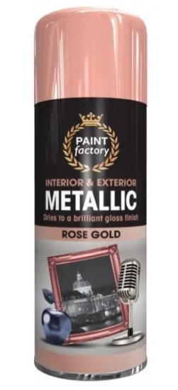 (image for) PF METALLIC SPRAY ROSE GOLD - 400ML