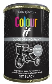 (image for) COLORIT BLK/BOARD BLK TINPAINT - 300ML