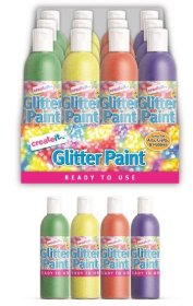 (image for) CI GLITTER PAINT BOTTLE ASST - 250ML