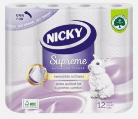 (image for) NICKY SUPREME T/T WHITE - 12S