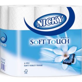 (image for) NICKY T/ROLL S/TOUCH WHITE - 18S