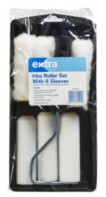 (image for) EXTRA MINI ROLLER SET+6SLEEVES - STD