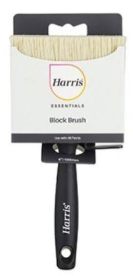 (image for) HAR P/BRUSH BLOCK PLASTIC 4\" - 4\"