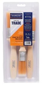 (image for) HAM PAINT BRUSH 3PK- 1,1.5,2" - MULTI