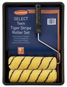 (image for) LYNWOOD ROLLER SET STRIPE TWIN - 9"