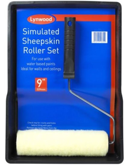 (image for) LYNWOOD SHEEPSKIN ROLLER SET - 9\"