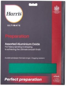 (image for) HARRIS SANDPAPER ALU/OXIDE AST - 4S