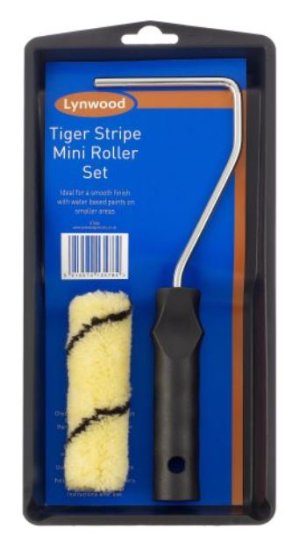 (image for) LYNWOOD MINI ROLLER SET TIGER - 4\"