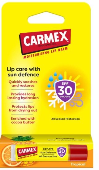 (image for) CARMEX LIP BALM STICK TROPICAL - 4.25G