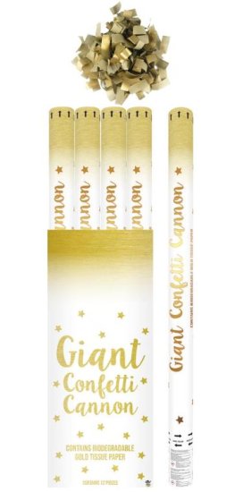 (image for) HEN CONFETTI SHOOTER GOLD PAPE - 80CM