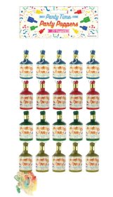 (image for) HEN PARTY POPPERS M/COLOU - 20PS