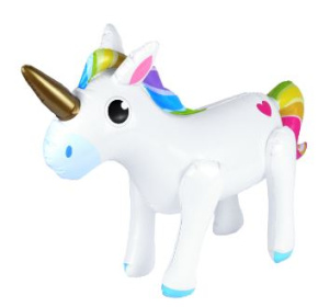 (image for) HENB INFLATABLE UNICORN 53X35M
