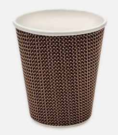 (image for) ECO HOT CUP RIPPLE DOTTED 25S - 8OZ