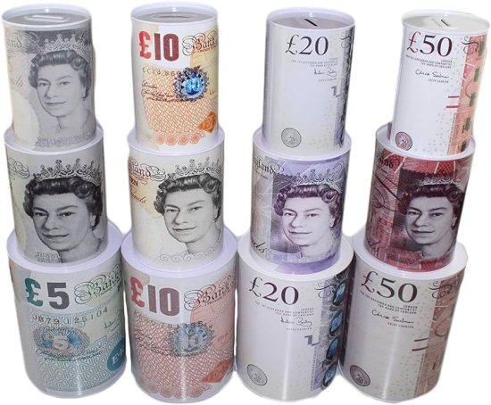 (image for) MONEY TIN STERLING 3 SET - S/M/L
