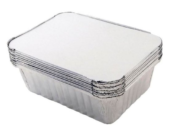 (image for) BB FOIL CONTAINER+LID 8S - NO.2