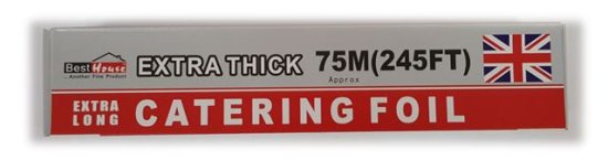 (image for) BB CATERING FOIL EX THICK 75M - 245FT