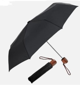 (image for) UMBRELLA MINI BROWN HANDLE - MINI 