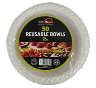 (image for) BB PLASTIC REUSABLE BOWL - 50S
