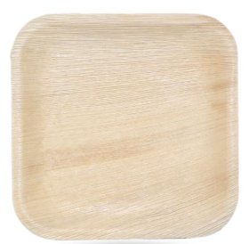 (image for) ECO PALM LEAF PLATE WOODEN 5S - 8"