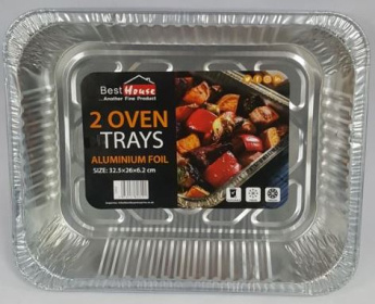 (image for) BB FOIL ROAST TRAY MEDIUM 2S