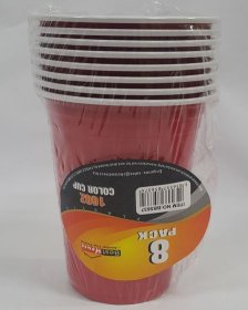 (image for) BB DOUBLE COLOUR CUP RED 8S - 16OZ