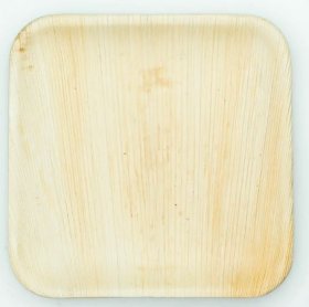 (image for) ECO PALM LEAF PLATE WOODEN 4S - 9"