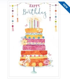 (image for) SEL B/DAY CARD HAPPY B'DAY FEM - SMALL