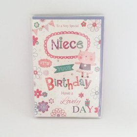 (image for) SEL B/DAY CARD - NIECE - SMALL