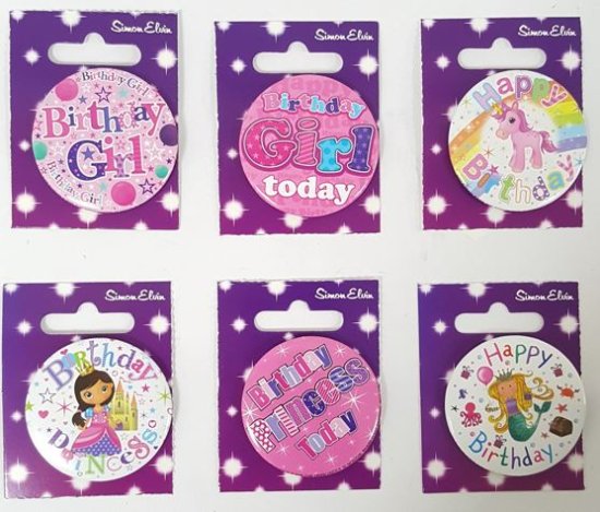 (image for) SEL B/DAY BADGES- B\'DAY GIRL - STD