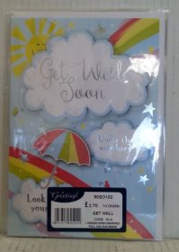 (image for) SEL GET WELL SOON CARD - SMALL