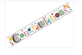 (image for) SEL WALL BANNER CONGRATULATION - 2.5