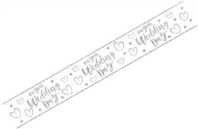 (image for) SEL WALL BANNER WEDDING DAY - 2.5M