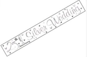 (image for) SEL BANNER 25TH SIL WEDDING - 2.5M