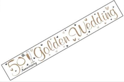 (image for) SEL BANNER 50TH GOLD WEDDING