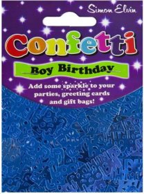(image for) SEL CONFETTI BOY BIRTHDAY BLUE - 14G