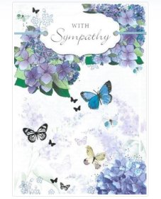 (image for) SEL CARD-WITH SYMPATHY - STD