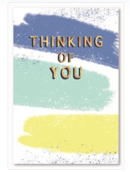 (image for) SEL THINKING OF YOU CARD - STD